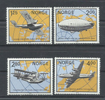 NORUEGA  YVERT   761/64   MNH  ** - Zeppelin