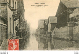 ROUEN INONDE LA RUE CENTRALE 1910 - Rouen