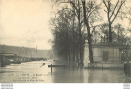 ROUEN  LA CRUE DE LA SEINE 1910 ENTREE DU COURS LA REINE - Rouen