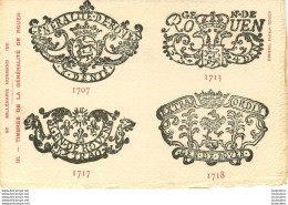 MILLENAIRE NORMAND TIMBRES DE LA GENERALITE DE ROUEN  N°3 - Seals Of Generality