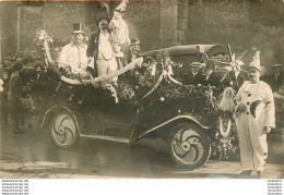 LA FERTE BERNARD CARTE PHOTO CHAR FLEURI FETE 1927 Ref15 - La Ferte Bernard