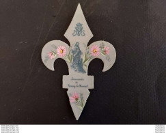 IMAGE PIEUSE CANIVET RELIGIEUSE CELLULOID CISELEE  SOUVENIR DE PARAY LE MONIAL   Ref9 - Andachtsbilder