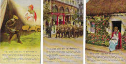 4 X It's A Long, Long Way To Tipperary - Cards In Very Good Condition ! - Patriotic