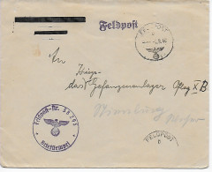 Feldpost Nr. 38293, 1940 An Kriegsgefangenlager Oflag XB, Nienburg - Feldpost 2a Guerra Mondiale