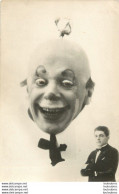 CARTE PHOTO D'UN CLOWN NON IDENTIFIE PEUT ETRE GROCK - Circo