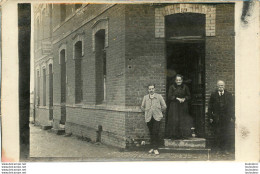 CARTE PHOTO ESTAMINET CANONNE DANS L'AISNE OU NORD VILLE NON IDENTIFIEE - Andere & Zonder Classificatie