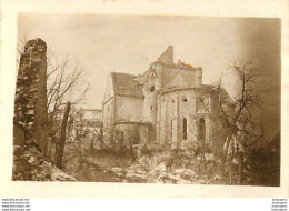 EGLISE DE SOUPIR AISNE 03/1917 WW1 PHOTO ORIGINALE 6.50 X 4.50 CM Refp6 - Guerre, Militaire