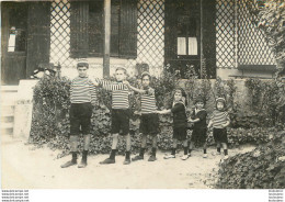 CARTE PHOTO SAINT NAZAIRE PHOTOGRAPHE E. DORE GROUPE D'ENFANTS EN MARINIERES - Saint Nazaire