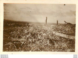 CE QUI RESTE DE LA FERME DE L'HOPITAL  PRES DE LE FOREST SOMME 09/1916 WW1 PHOTO ORIGINALE 6.50 X 4.50 CM Refp12 - Guerre, Militaire