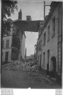 BATIMENTS RUINES APRES BOMBARDEMENT GRANDE PHOTO ARGENTIQUE PREMIERE GUERRE WW1  18 X 13 CM Ref21 - Krieg, Militär