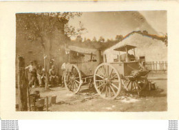 BELRAIN MEUSE LA 1ere ROULANTE D'INFANTERIE EN SERVICE  07/1915 PHOTO ORIGINALE  6.50 X 5 CM REF1 - Guerre, Militaire