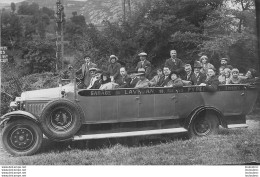 CARTE PHOTO AUTOCAR AUTOBUS GARAGE DU LAVEDAN LOURDES 26 RUE DES PYRENEES - Buses & Coaches