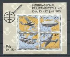 NORUEGA  YVERT   H/B  3  MNH  ** - Zeppelin