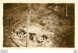 ANCIENS ABRIS ALLEMANDS DANS UN RAVIN PRES DE LA COUR SOUPIR AISNE 04/1917  WW1 PHOTO 6.50X4.50 CM Ref60 - War, Military