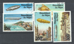 NIGER  YVERT   AEREO  268/72 - Zeppeline