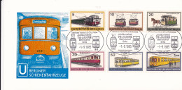 Germany Berlin 1985 75 Jahre Betriebshof Spec Card Berliner VSchienenfahrzeuge 01-09-1985 - Trenes