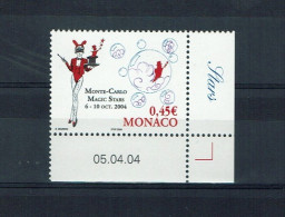 MONACO 2004 Y&T N° 2455 Coin Daté NEUF** - Unused Stamps