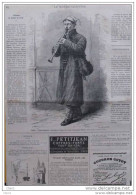Paris - Types Disparus - L´homme Au Bonnet De Coton, Récemment Décédé - Page Original -  1884 - Historical Documents
