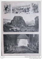 Les Chiffonniers à Paris - Vue De La Cité Maupy- Lumpensammler - Page Original  1884 - Historische Dokumente