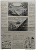 Porte Frontière Du Tonkin Et Du Kouang-Si - Cua-Ai - Citadelle De Lang-Son - Page Original 1884 - Historische Dokumente