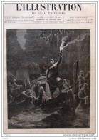 Expédition Du Tonkin -  Le Coup De Sifflet De La Canonnière - Page Original  1884 - Historical Documents