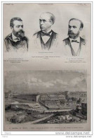 Le Cholera En France - Paris - L´hopital Des Mariniers - Page Original  1884 - Historische Dokumente