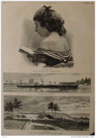 Mme Frezzolini - Les établissements Francais AuCongo - Franceville - Page Original 1884 - Documents Historiques