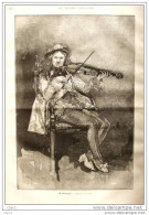 Un Travesti - Transvestit - Page Original 1884 - Documents Historiques