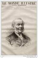 M. Wurtz, Mort à Paris -  Page Original 1884 - Documents Historiques