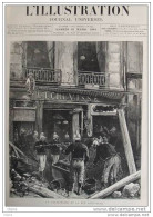 La Catastrophe De La Rue Saint-Denis - Après L´explosion - Page Original  - 1884 - Documents Historiques