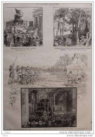 Egypte - Caire - Une Exécution Dans Le Faub. D´Abadié - Page Original 1884 - Documents Historiques