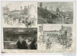 Les Grèves Du Nord - La Séance Gratuite Consacrée Aux Femmes Par Mme Paule Mink - Page Original 1884 - Historische Dokumente