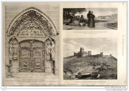 Fête De Saint Francois D´Assise à Assise - Franz Von Assisi - Le Château Fort Et La Ville D´Assise - Page Or - Historical Documents