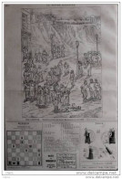 Échecs - Problème N° 986 Par M. T. Smith - Schach - Chess - Page Original 1884 - Historical Documents