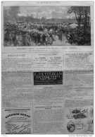 Angleterre - Londres - Vue D'ensemble De Hyde Park Pendant Le Meeting Du "Franchise Bill" -  Page Original - 1884 - Historische Dokumente