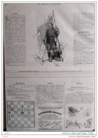 Échecs - Problème N° 993 Par M. J. Dutreix à Limoges - Schach - Chess - Page Original 1884 - Documents Historiques