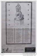 Fac-Similé D´un Gravure Publiée En 1834 à L´occasion De L´inauguration De La Statue Corneille - Page O - Historical Documents