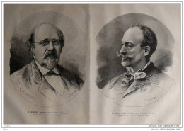 M. Dumont - Statuaire - Louis Leloir  -  Mort à Paris  - Page Original 1884 - Documents Historiques