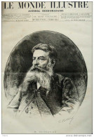 M. Meissonier - Dessin De G. Vuillier - Page Original 1884 - Historische Documenten