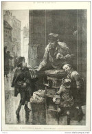 Le Quart Heure De Rabelais - Tableau De M. Geoffroy - Page Original 1884 - Historische Dokumente