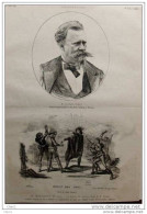 Gustave Jundt D´après La Photographie De Midio Sabatini à Monaco - Le Freyschütz -  Page Original 1884 - Historical Documents