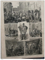 Les Chiffoniers à Paris - Le Piqueur - Le Placier - Le Triage - La Vente - Page Original - 1884 - 1 - Historische Documenten