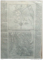 L'expédition Du Tonkin - La Prise De Hong-Hoa - Plan De La Citadelle De Hong-Hoa - Page Original 1884 - Documents Historiques