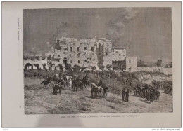 Villa Savorelli, Quartier Général De Garibaldi - Page Original 1884 - Documents Historiques