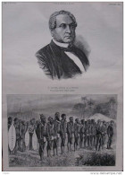 M. Rouher - L'expédition De Madagascar - La Garde De La Reine Des Hovas - Page Original - 1884 - Historische Dokumente