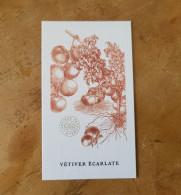 Carte L'Artisan Parfumeur Vétiver Ecarlate - Profumeria Moderna (a Partire Dal 1961)