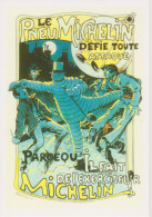 MICHELIN BIBENDUM DEFIE TOUTE ATTAQUE - Carte Postale 10X15 CM NEUF - Turismo