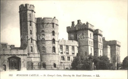 11774632 Windsor_Castle St George's Gate Showing Royal Entrance - Sonstige & Ohne Zuordnung