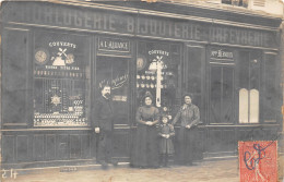 HORLEGERIE- BIJOUTERIE- ORFEVRERIE- A L'ALLIANCE MAISON HERVIEUX  CARTE-PHOTO A SITUER - Tiendas