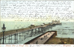 11774588 Brighton Hove Palace Pier And Rough Sea  - Other & Unclassified